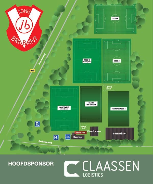 Plattegrond RKVV Jong Brabant Plattegrond RKVV Jong Brabant